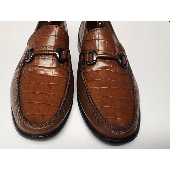 Florsheim Men's Brown Dress Loafer Shoes Size 10D - Picture 2 of 16